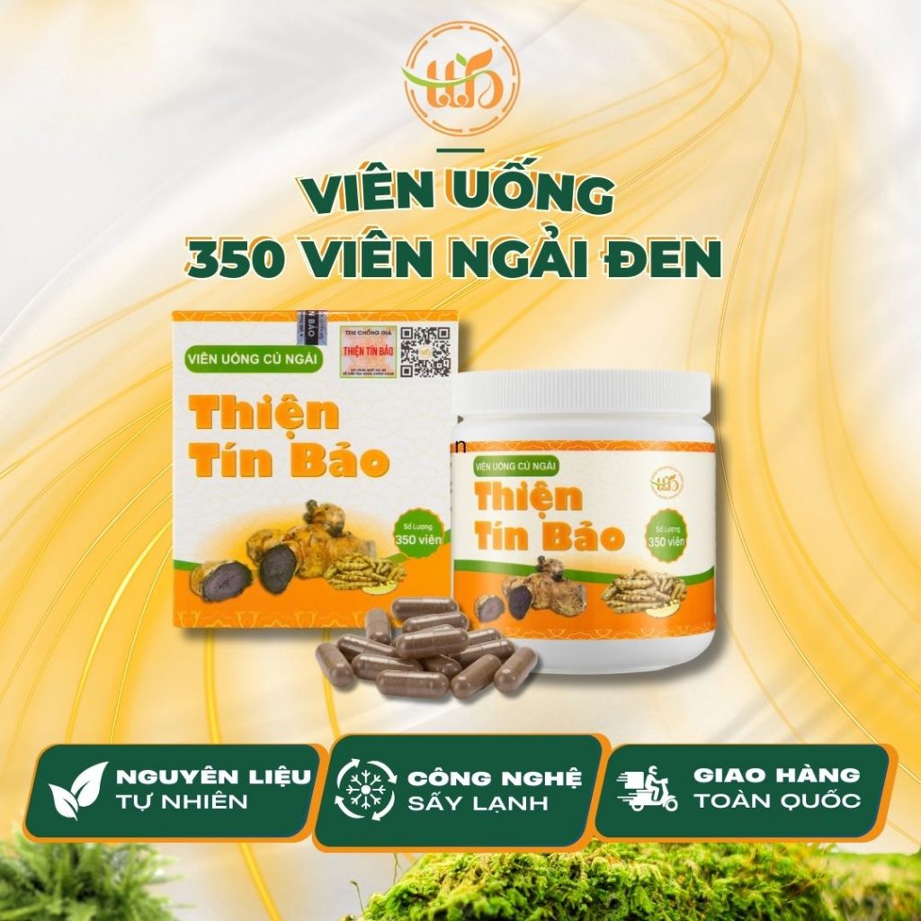 viên uống củ ngải đen Thiện Tín Bảo 350 viên