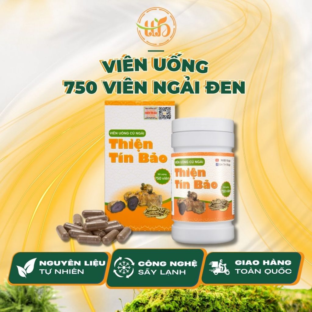viên uống củ ngải đen Thiện Tín Bảo 750 viên