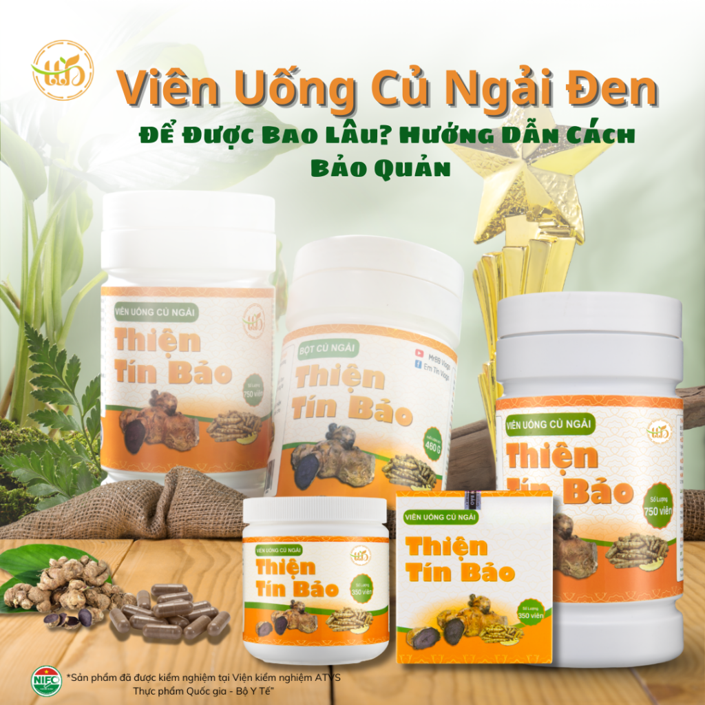Viên uống củ ngải đen Thiện Tín Bảo